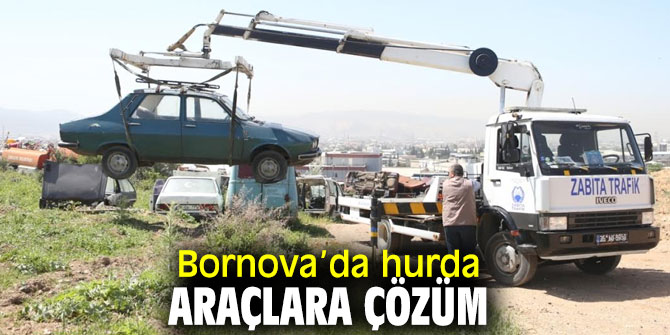 Bornova Belediyesi'nden hurda araç hamlesi!