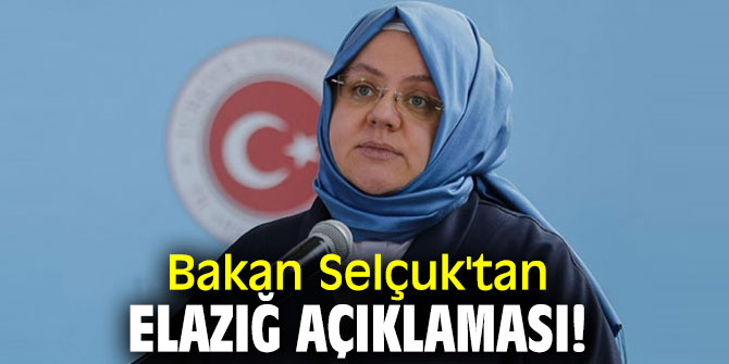 Bakan Selçuk'tan depremzedeler açıklaması!