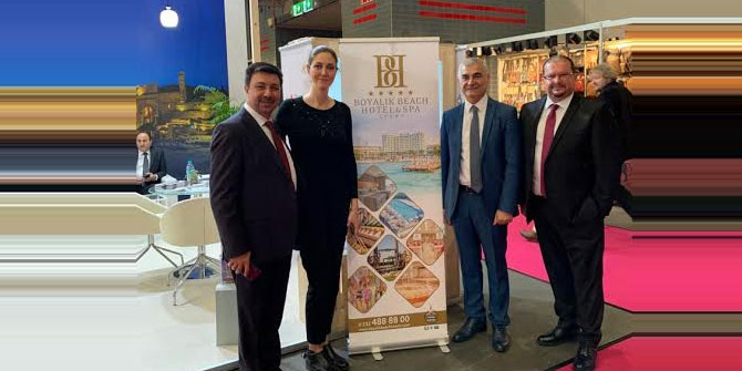 Boyalık Beach Hotel Turizm Fuarı’nın yıldızı!