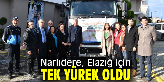 Narlıdere, Elazığ için tek yürek oldu!