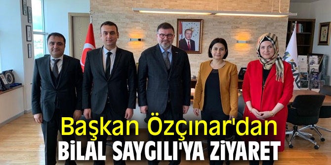 Başkan Özçınar'dan Bilal Saygılı'ya ziyaret