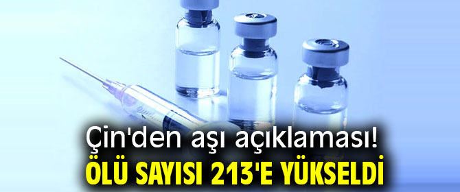 Koronavirüste ölü sayısı 213'e yükseldi! 
