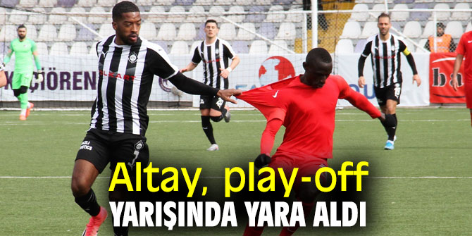 Altay, play-off yarışında yara aldı! Taraftarlar tepki gösterdi