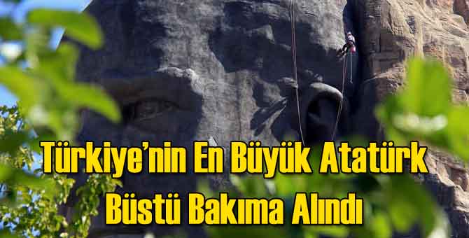 Dev Atatürk Maskı Bakıma Alındı