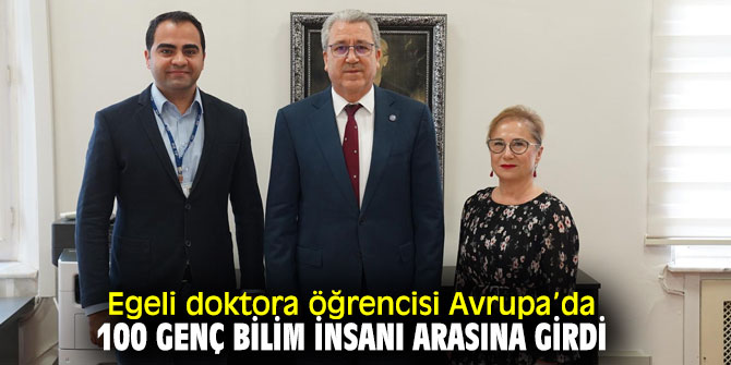 Egeli doktora öğrencisinden büyük başarı!