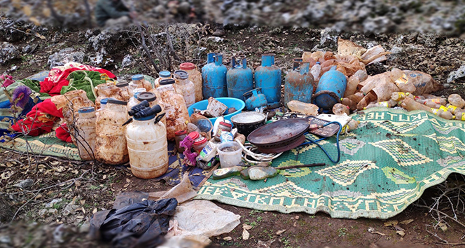 Terörist inlerine şafak operasyonu!