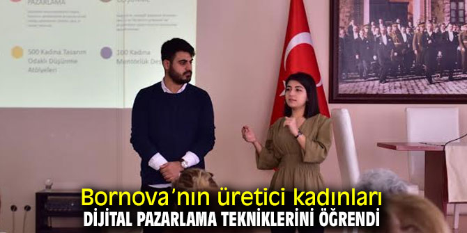 Üretici kadınlar dijital pazarlama tekniklerini öğrendi!