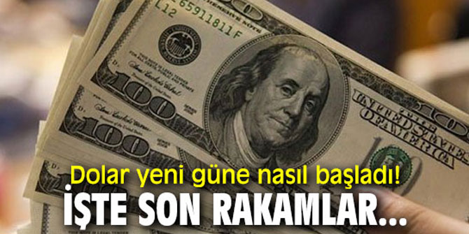 Dolar güne nasıl başladı? İşte son rakamlar...