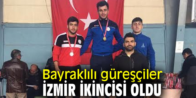 Bayraklılı güreşçiler İzmir ikincisi oldu