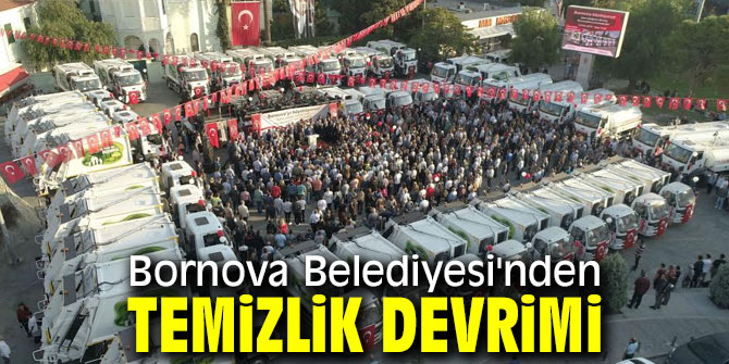 Bornova Belediyesi'nden Temizlik Devrimi