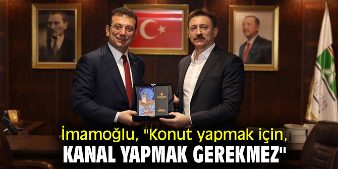 İmamoğlu'dan Cumhurbaşkanı Erdoğan'a kanal yanıtı!