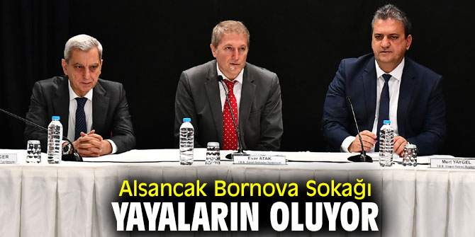 Alsancak Bornova Sokağı yayaların oluyor