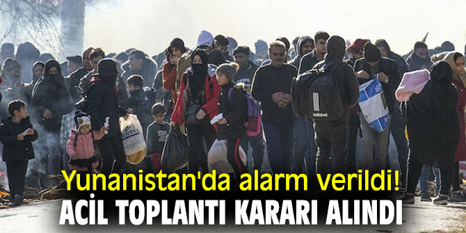 Yunanistan'da alarm verildi! Acil toplantı kararı alındı