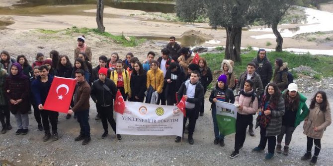 Şehitler için fidan diktiler! 