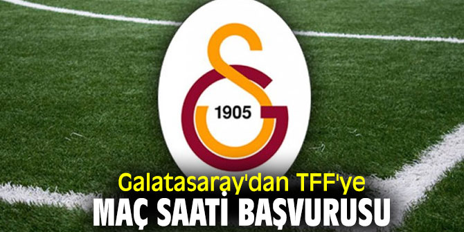 Galatasaray'dan TFF'ye flaş başvuru