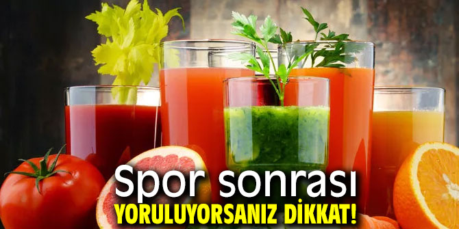 Spor sonrası yoruluyorsanız dikkat!