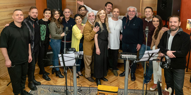 Müstakbel damat "Dillirga" için stüdyoda!