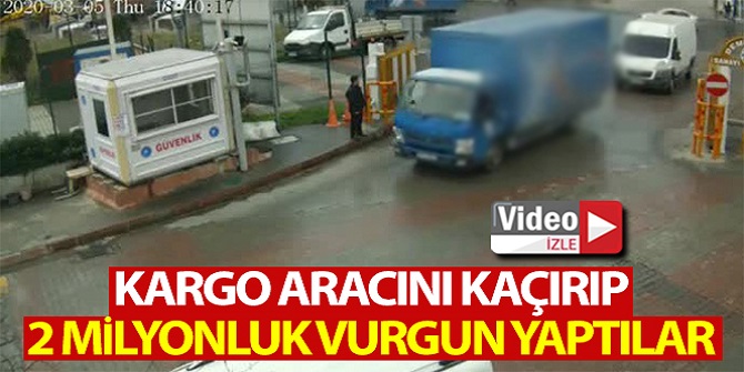 2 milyonluk vurgun yaptılar