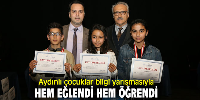 Aydın'da bilgi yarışması düzenlendi!