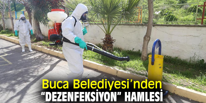 Buca Belediyesi’nden Okullardaki kış mikroplarına ilaçlı koruma