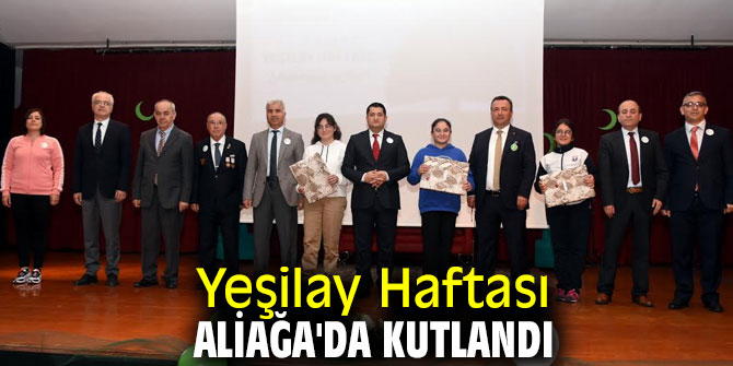 Yeşilay Haftası Aliağa'da Kutlandı  