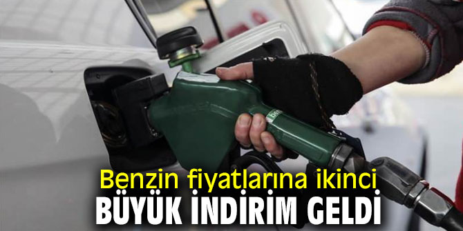 Benzine ikinci büyük indirim!
