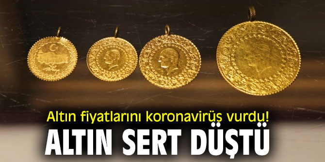 Altın fiyatlarını koronavirüs darbesi