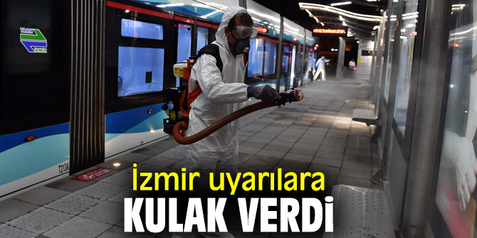 İzmir’de mecbur kalmadıkça dışarı çıkmayın çağrısı yerini buldu!