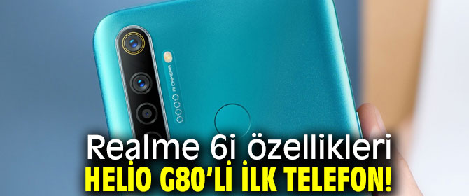 Helio G80’li ilk telefon!