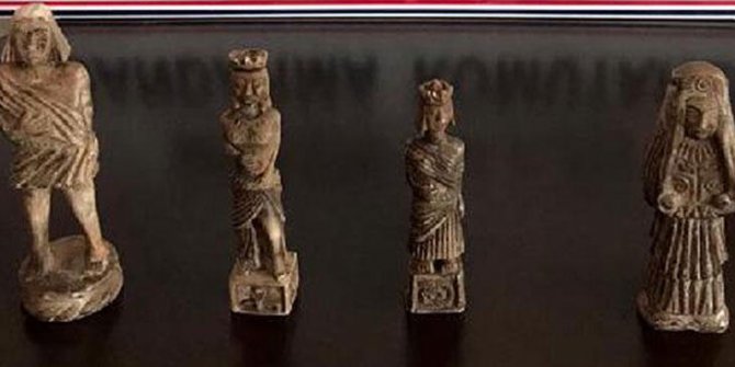 Roma dönemine ait 4 heykel ele geçirildi