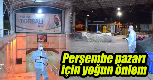 Torbalı Belediyesi tedbiri elden bırakmıyor