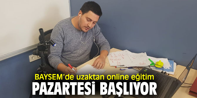 Bayraklı'da uzaktan online eğitim pazartesi başlıyor