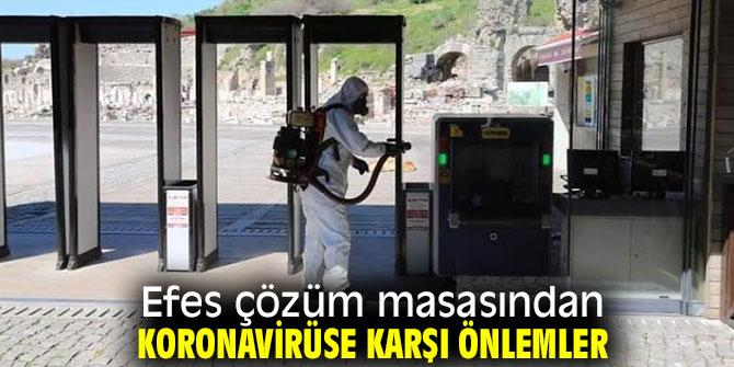 Efes çözüm masasından koronavirüse karşı önlemler