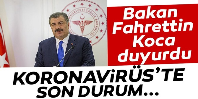 Türkiye’deki corona virüs vaka ve ölü sayısı...