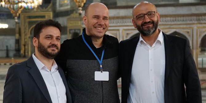 Ayasofya'da bir ilk!