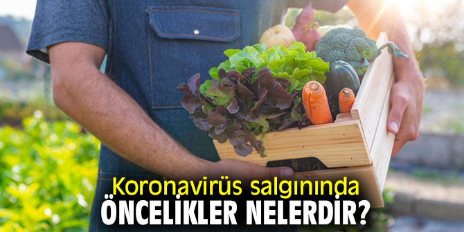 Koronavirüs salgınında öncelikler nelerdir?
