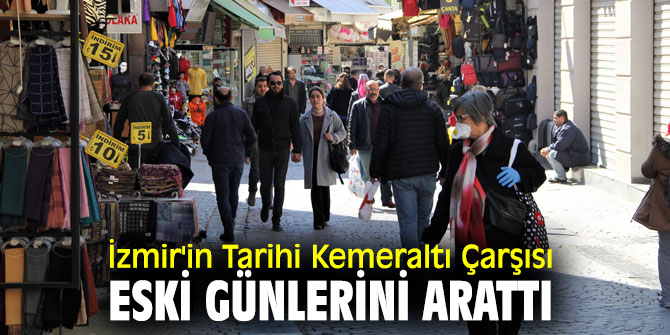 Kemeraltı Çarşısı eski günlerini arattı