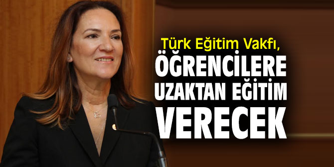 Türk Eğitim Vakfı, öğrencilere uzaktan eğitim verecek