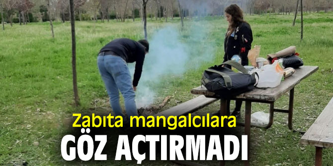 İzmir Büyükşehir Belediyesi zabıtaları mangalcılara göz açtırmadı