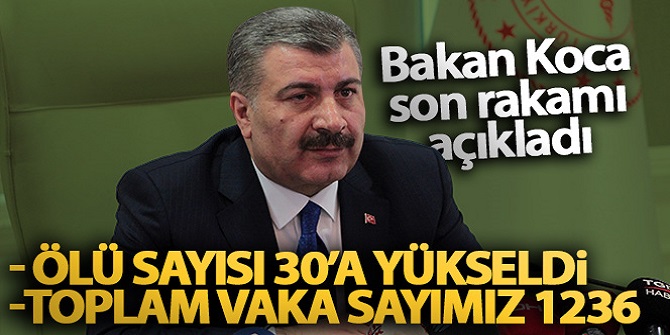 'Ölü sayısı 30'a yükseldi.