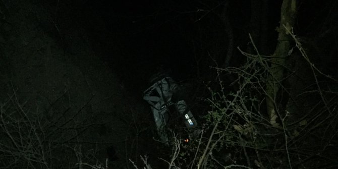 Otomobil şarampolden aşağı uçtu 6 yaralı!