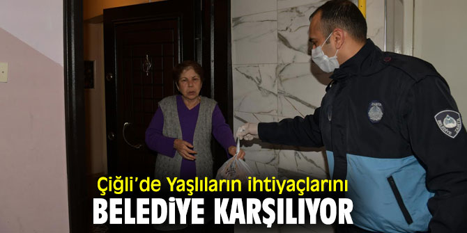 Çiğli Belediyesi, yaşlıların ihtiyaçlarını karşılıyor
