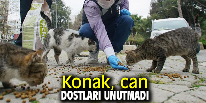 Konak, can dostları unutmadı