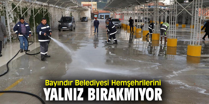 Bayındır Belediyesi'nden yaşlılara destek!