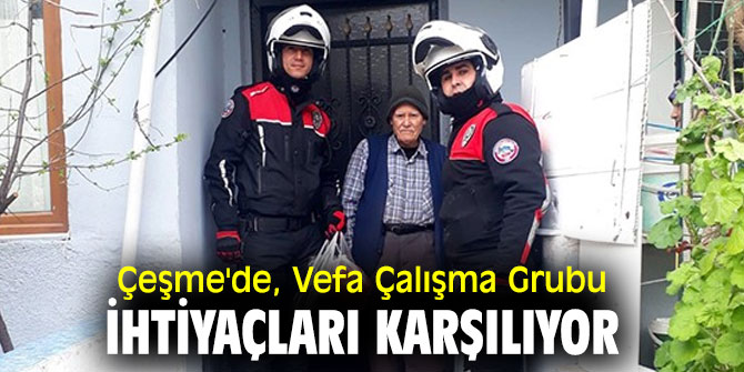 Vefa Çalışma Grubu'ndan yaşlılara destek