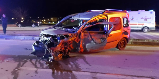 Korkunç kazada 1 ölü 4 yaralı