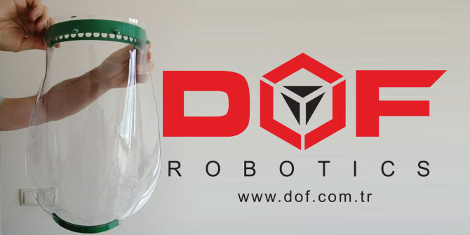 DOF Robotics'ten sağlık personellerine maske