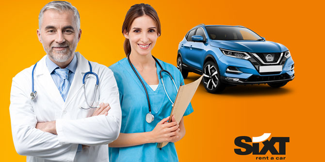 Sağlık çalışanlarına indirimli araç kiralama
