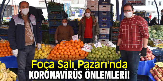 Foça Belediyesi'nden koronavirüs önlemleri!