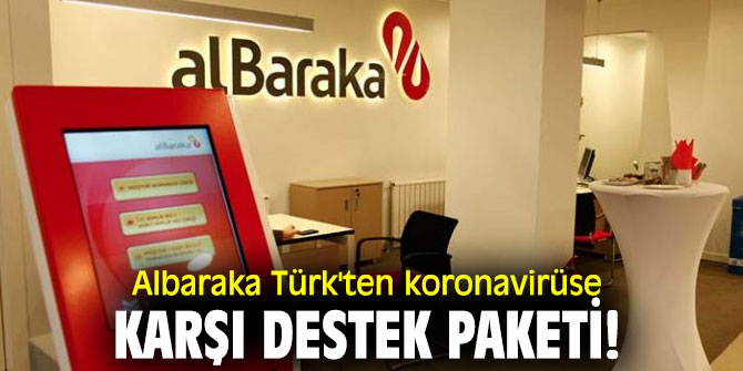 Albaraka Türk'ten koronavirüs salgınına karşı destek!